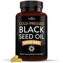 NEW AGE Black Seed Oil Softgel Capsules - Premium Cold-Presed Nigella Sativa Producing Pure Black Cumin Seed Oil - Non-GMO & Vegetarian (60 Softgels)