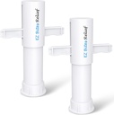 Memine EZ Bites Relief Suction Tool - 2 Pack Bee Sting and Bite Itch Relief Sucker, Venom Extractor para la eliminación de Saliva/Venom, Temporary Relief from Itch and Swelling, Kid-Friendly White