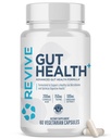 Revive MD Gut Health Supplements for Men &amp; Women - Daily Gut Repair & Digestive Health Support Formula with Thyme, Oregano & Milk Thistle - Vegan-Friendly, Gluten-Free - 60 Vegetarian Capsules