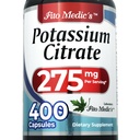 Lab peru Potassium Citrate ←400 Capsules Ø275 mg relleno Potassium Suplemento TEN Potassium TEN Concentrate Extract ANTE Potassium Pills ANTE Ultra High Absorption.