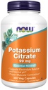 AHORA Alimentos, Citrato de potasio 99 mg, soporta equilibrio electrolito y pH normal*, Mineral esencial, cápsulas de 360 tazas