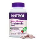 Natrol Melatonin 5mg Tablas de disuelto rápido, Suplementos de Apoyo al sueño para adultos, Sabor de fresa, 200 Tabletas, hasta 200 Day Supply