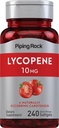 Piping Rock Lycopene 10mg  240 Softgels ← Non-GMO, Gluten Free Supplement
