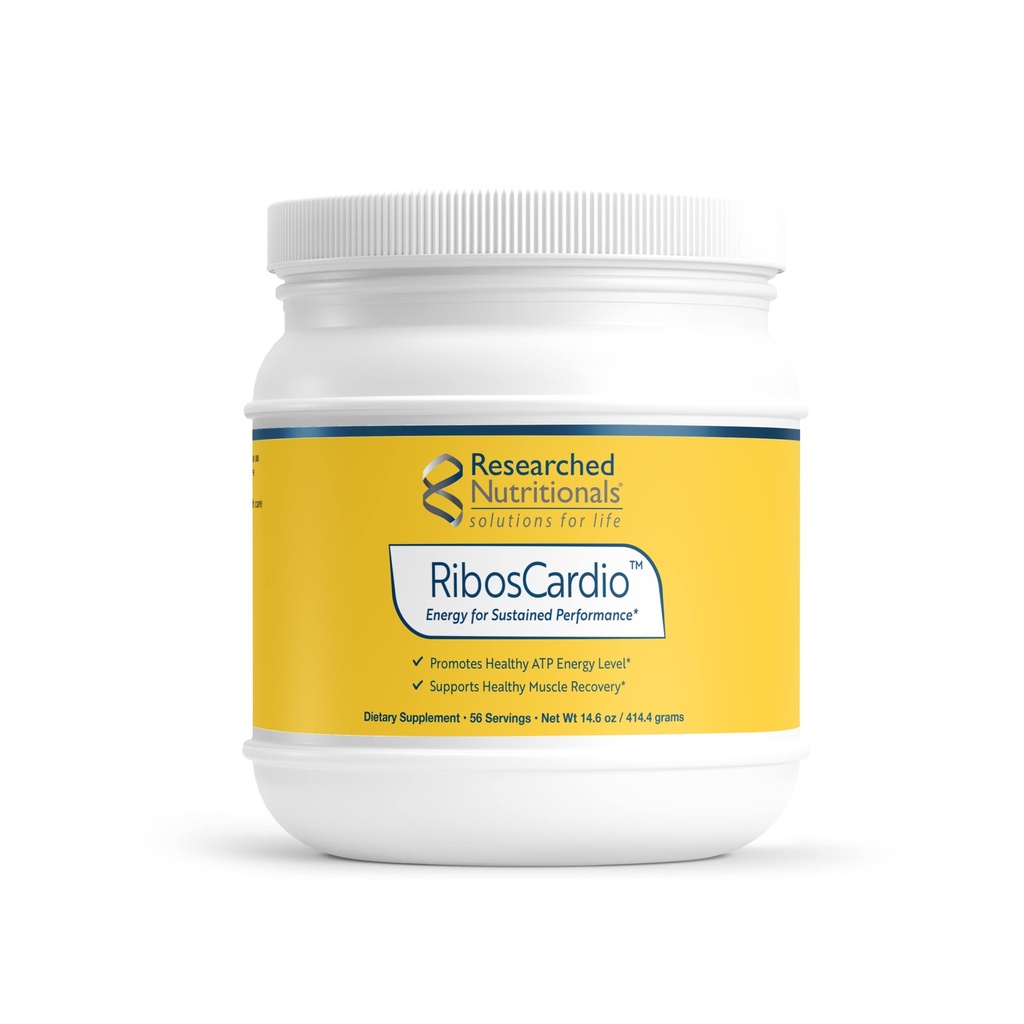 Nutricionales investigados RibosCardio ATP Energy Powder - D Ribose & L Carnitine Supplement with Magnesium, Malic Acid - Supports Muscle Recovery, Heart Health & Brain Health (41,4 g)