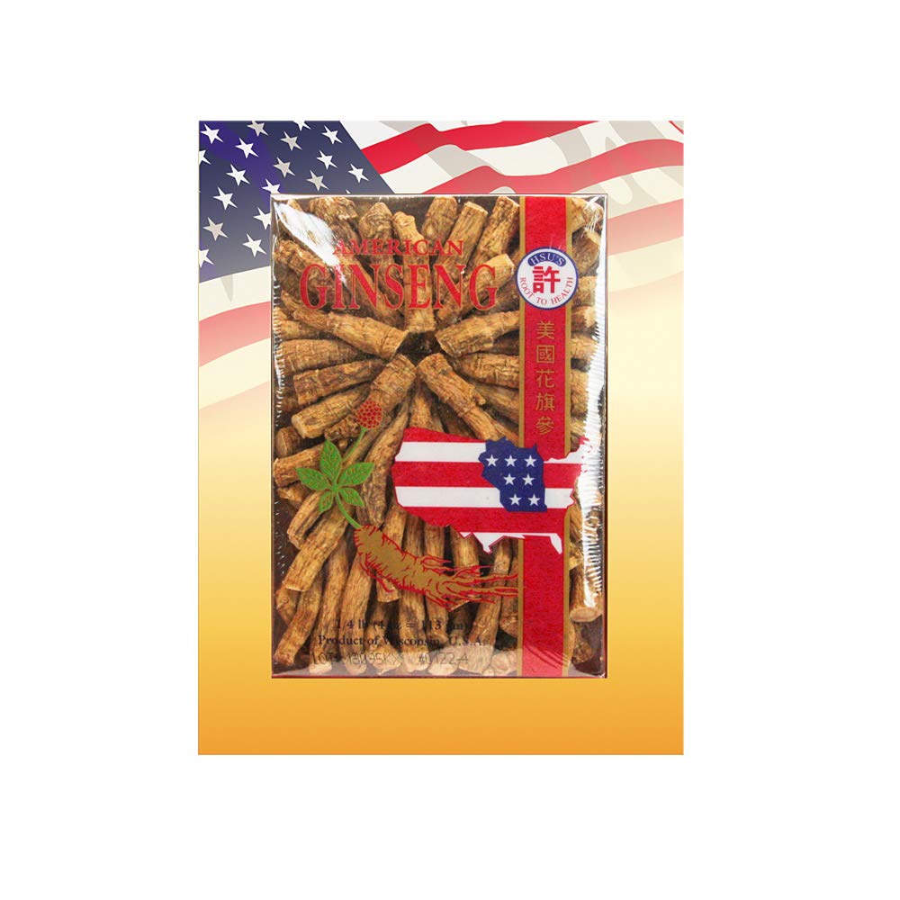 Hsu's SKU 122-4 ← Medium Prong ← Cultivated Wisconsin American Ginseng Direct de Ginseng Gardens Silencio |旗,Alternativa Silencio 4oz Box, 西ه