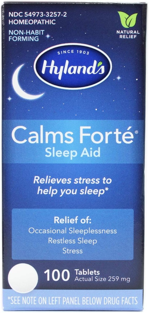 Hiland's Calms Forte 100 Tabs (Pack of 2)