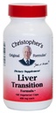 Fórmula original de Christopher Liver Transition Fórmula – Gentle Herbal Liver Cleanse, 450 mg, 100 cápsulas vegetarianas