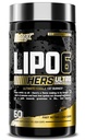 Nutrex Research Lipo-6 Black Hers Ultra Concentrate ← Píldoras para la pérdida de peso para las mujeres ¦ Fat Burner, Appetite Suppressant, Metabolism Booster para la pérdida de peso + pelo, piel, &amp; uñas Apoyo 60 píldoras dietéticas