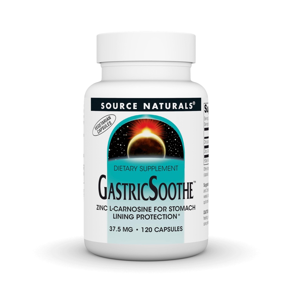 Fuente Naturales GastricSoothe Zinc L-Carnosine* - 120 Veggie Caps