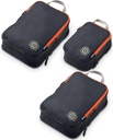 Compresión Cubos de embalaje para viajes - Ligero, Organizador de ropa duradera para equipaje de carga y maletas por TRIPPED Travel Gear