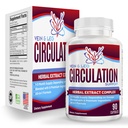 Vein &amp; Leg Circulation Supplement (All-in-1) Health Support with 8 Active Ingredients ¦ Blood Circulation Booster Fórmula ← Leg &amp; Vein Supplements TEN 1-Month Supply ← 90 Capsules