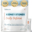 15 mEq | Water & Beverage Enhancer for Kidney Health | Citrate & Electrolytes for Kidney Protection | Science-Based Support Beyond Cleanse, Detox, or Stone Dissolver Supplements | 60 Sticks