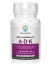 Suplemento de vitaminas de ADK 5000 UI - Vitaminas de alta potencia A, D3, y K2 para la salud ósea y la absorción de calcio TENIDO Gluten-Free Vitamina ADK Suplemento, 60 Day Supply, 60 cápsulas