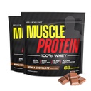 COLOSSAL LABS Muscle Whey Protein Flavored Protein Powder, 25,000mg Amino Acids/Serving, Cold Filtered(Packaging May Vary) (10 Libra (Pack of 2), Chocolate)