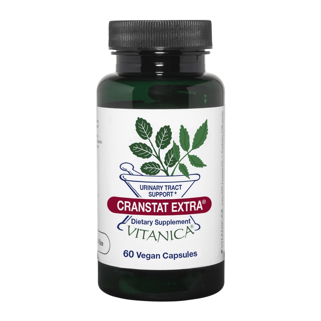 Vitanica Cranstat Extra, Urinary Tract Support, Vegan, 60 cápsulas