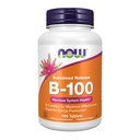 AHORA Suplementos de alimentos, vitamina B-100, liberación sostenida, producción energética*, salud del sistema nervioso*, 100 tabletas