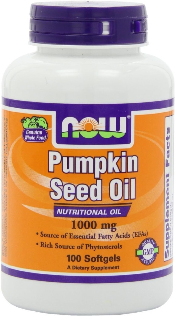 AHORA Alimentos - Pumpkin Oil 1000 mg. - 100 Softgels ( Multi-Pack)