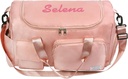 Bolsa de pulverización personalizada para mujeres: Multicompartimiento impermeable con correa de hombro, regalo para amante de viaje