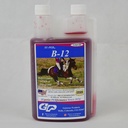 SU-PER B-12 Energy Horse Supplement - Equine Vitamins B-12 &amp; B-9 Folic Acid Support Liquid - Red Blood Cell Production &amp; Stamina Support for Peak Performance - Quart, (2 Pack)