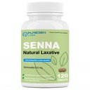 Laboratorios de Purogen Senna 8.6 mg Tabletas (120 Conteo) – Sennosides Naturales Laxante Vegetativo para Estreñimiento, Bloating, Gas, Alivio de Irregularidad