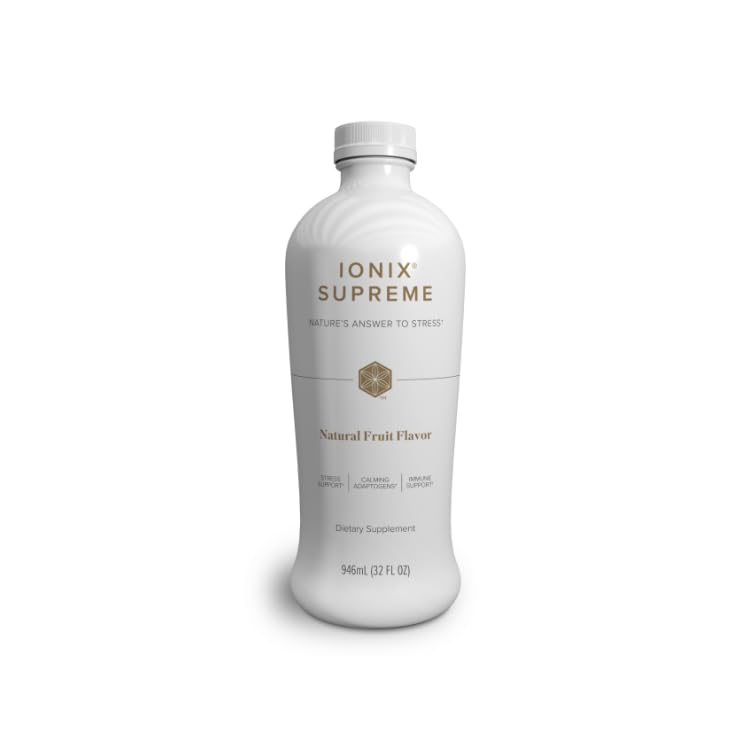 Isagenix Ionix Supreme - Bebida con Niacina, Vitamina B12, Vitamina B6 y Riboflavin para ayudar a combatir el estrés - 32-Ounce Botella (Natural Fruit Flavor)