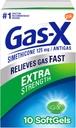 Gas-X Extra Strength Gas Relief Softgels con Simethicone 125 mg - 10 Condes
