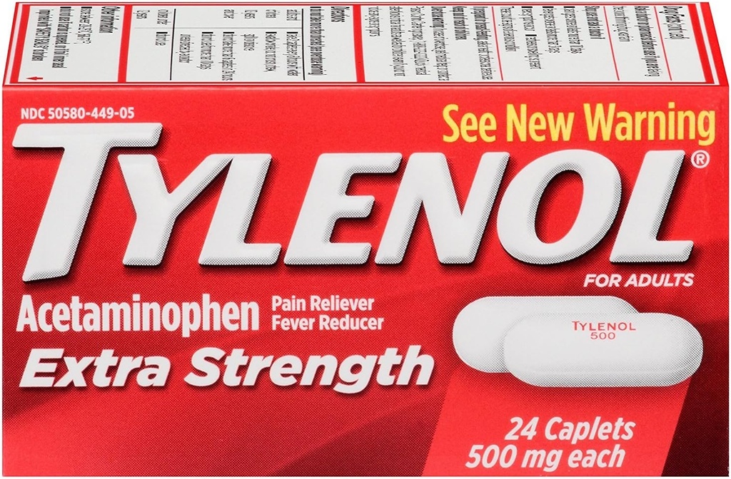 TYLENOL Extra Strength Acetaminophen 500 mg