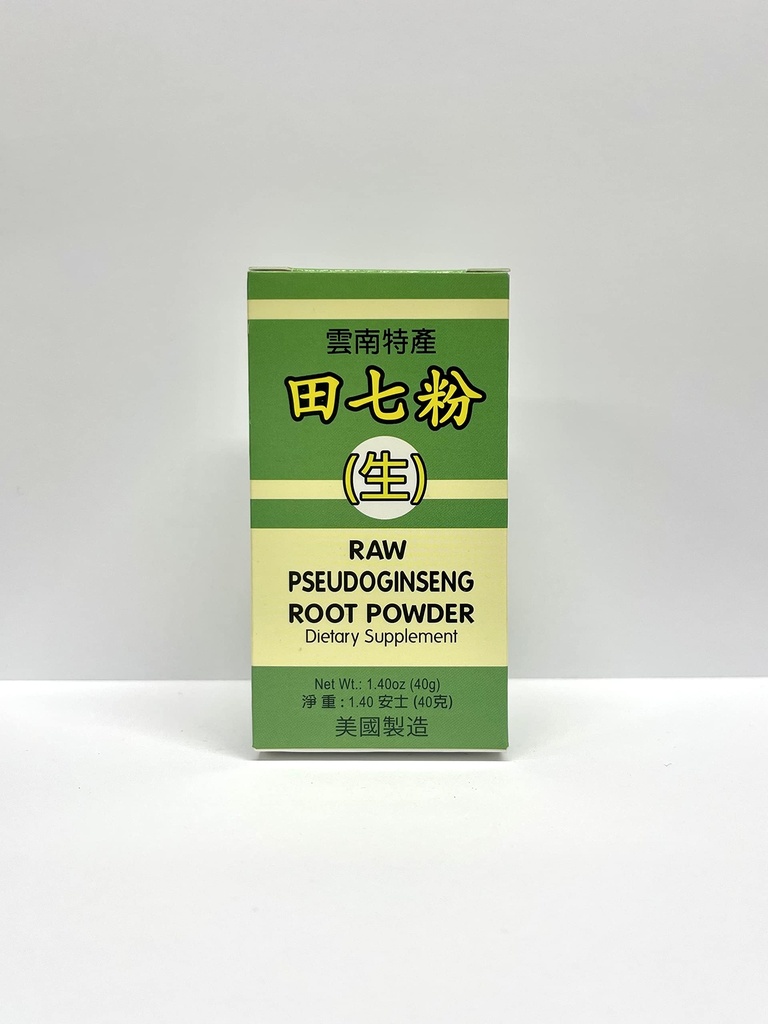Raw Pseudoginseng Root Powder Suplemento Herbal Ayuda a promover un sistema cardiovascular saludable 1.4oz Made in USA