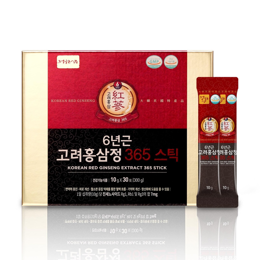 6 años Red Ginseng 365 Stick