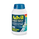 Advil Liqui-Gels minis Doin Reliever and Fever Reducer, Doin Medicine for Adults with Ibuprofen 200mg for Pain Relief - 200 Liquid Filled Capsules
