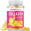 Collagen Gummies for Women tención 200mg Collagen hidrolizado + 2500mcg Biotina, Con Vitamina C, E & Zinc ANTE Anti envejecimiento, Crecimiento del cabello, Esquía, uñas fuertes ← Non-GMO Gummy Suplementos de vitamina latitud 60 Con