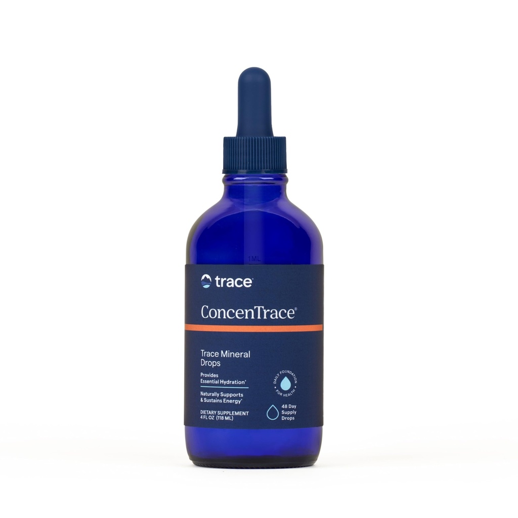 Trace Minerals ConcenTrace Trace Mineral Drops ← Soporta Energía, Digestión, Bone Health & Hydration, 70+ Ionic Trace Minerals w/Magnesium, Chloride & Potassium