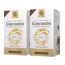 Curcumina de espectro completo Solgar - 60 LiCaps, Pack of 2 - Absorción superior - Cerebro, Salud conjunta e inmunitaria - No GMO, Vegan, Gluten Gratis, Dairy Free - 120 Total Servings
