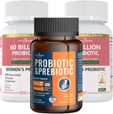 Gut Health Support Bundle: 2 Botellas de Probióticos para Mujeres + 1 Botella de Probióticos Universales – Salud Digestiva, urinaria e Inmunitaria para Mujeres