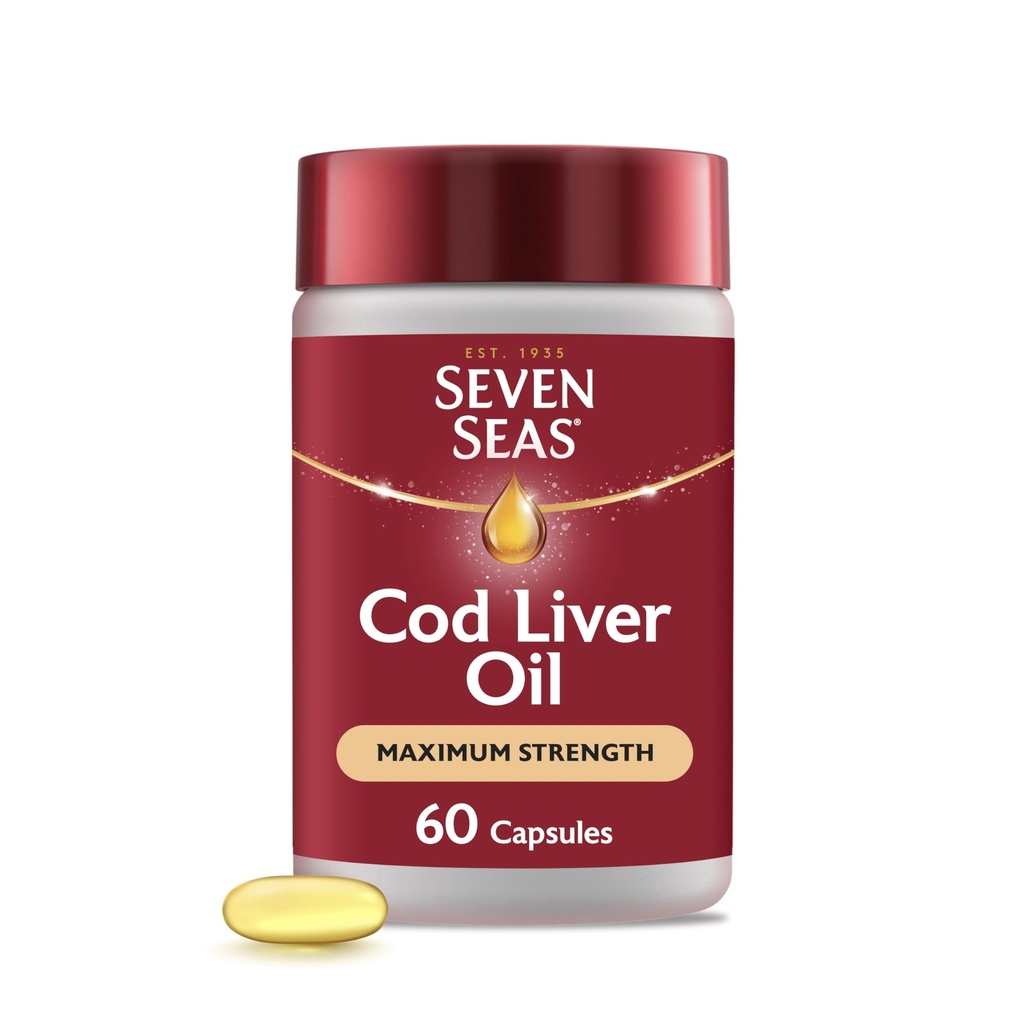 Seven Seas Cod Liver Oil Extra High Strength 60 cápsulas