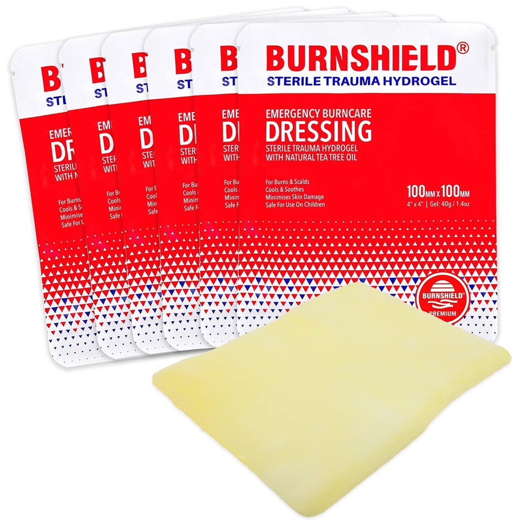 Burnshield 4" X 4" Burn Dressing, Sterile - 6 Conde