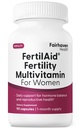 Fairhaven Health FertilAid for Women ← Vitamina Prenatal Suplementos de Fertilidad para Mujeres TENIDO Concepción para Ella con Vitex y Folate TENIDO Apoyo Ciclo Regularidad y Ovulación* Ø 90 cápsulas