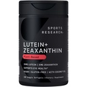 Sports Research® Lutein y Zeaxanthin Capsules - Complemento de Apoyo a la Salud Ocular Hecho con Lute-Gen® y aceite de coco orgánico - Vegan Friendly " Non-GMO Verified - 120 Veggie Softgels