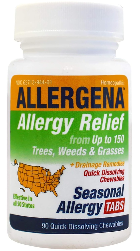 PROGENA - Alergena Tabs de Alergia Estacional (90 Tabletas)