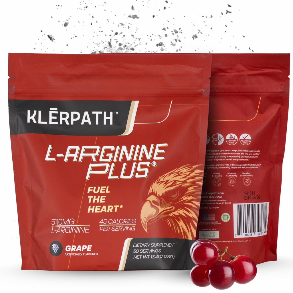 L-arginine Plus-5110mg L-arginine &amp; 1010mg L ,13.4 onza