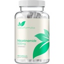Vitamina B3 Nicotinamide 500mg - Formulario de absorción alta de vitamina B3 Flush de niacina libre para el cerebro de la piel auditiva y el apoyo energético - Precursor NAD - Hecho en una instalación americana cGMP (180 servidos)
