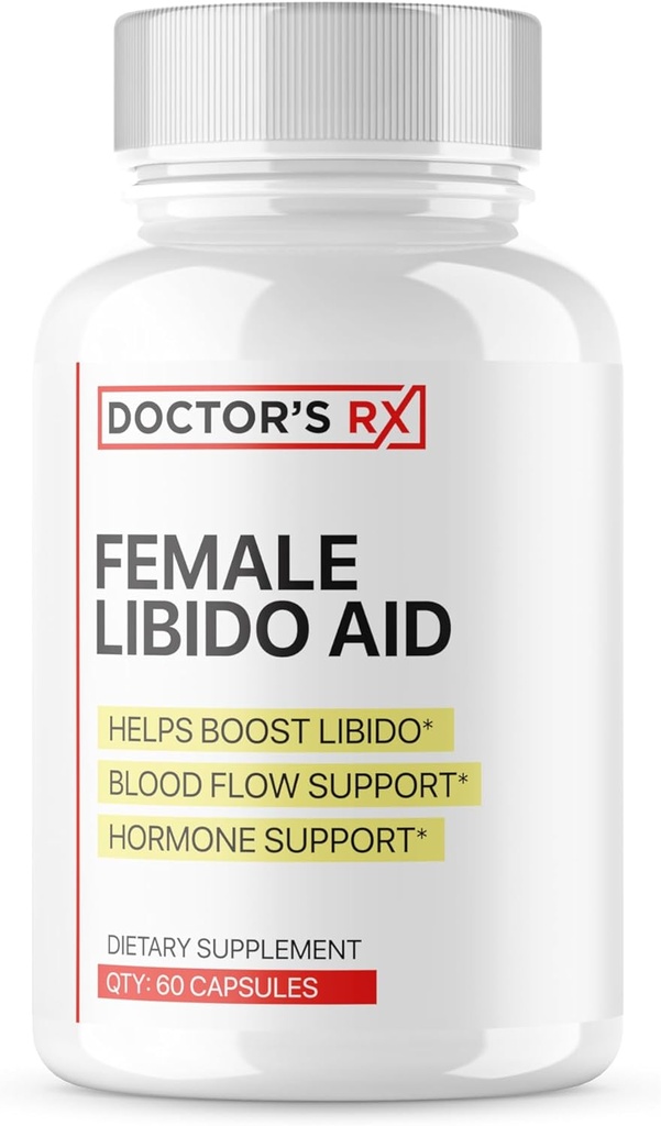 Doctor's RX ← #1 Recomendado Libido Booster para Mujeres TENIDO Pasión Boost, Balance Hormonas, Altura Sensitividad TEN Actuación rápida + 14 Ultra Ingredientes ← 3er partido testado para Mujeres - 60 píldoras