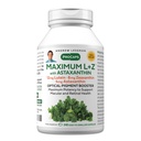 ANDREW LESSMAN Maximum L+Z with Astaxanthin 240 Softgels - 12mg Lutein, 6mg Zeaxanthin, 4mg Astaxanthin. Nutrientes clave para apoyar la salud ocular y cerebral, y promover una visión saludable.