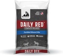 Bienestar completo rojo diario, suplemento de mezcla mineral fortificada para caballos, bolsa de relleno de 25 libras