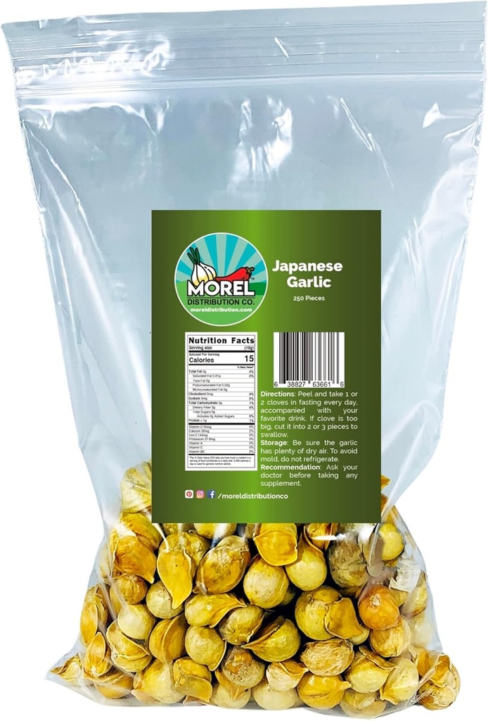 Japones de Ajo Japonés (100% Natural!) Elige tu Cuenta por Bolsa: (30-60-130-150-250-400)