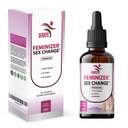 Feminizer by SMS, Pueraria Mirifica Drops for Estrogen ← Premium Grade ← Herbal Liquid Extract ← Non-GMO, Orgánica, Vegan, Alcohol Free Tincture ← 2 Fl Oz (60ml)
