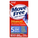 Move Free Glucosamine and Chondroitin Plus MSM & D3 Advanced Joint Health Supplement Tablets, (80 Cuenta en A Box), Supports Mobility, Comfort, Strength, Flexibility and Lubrication* (Pack of 3)