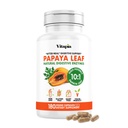 Papaya Fruit Enzyme Capsules for Digestion, Bloating Relief, Immune Support for Men &amp; Women - 1500mg Organic Papaya Powder Por Serving - 180 Veggie Capsules - Non-GMO, Gluten-Free, Vegan-Friendly