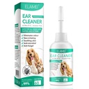 Limpiador de oídos para perros, Perros Tratamiento de la Infección del oído - Soothing Dog Yeast Infection, Soothes Itchy " Inflamed Ears, Odor del oído, Pet Ear Care Suplemento para perros pequeños, medianos y grandes - 60ml