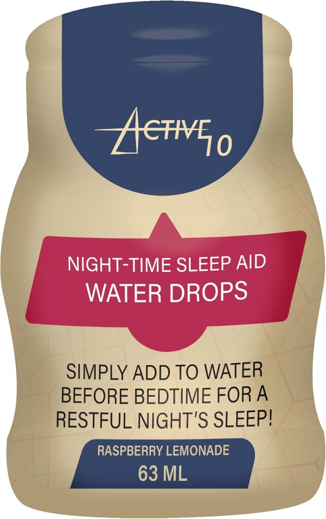 Hora de la noche Ayuda de sueño gotas de agua, mejora y calma para noches de descanso - Cherry Juice, ingredientes naturales - 2.13 Fl Oz